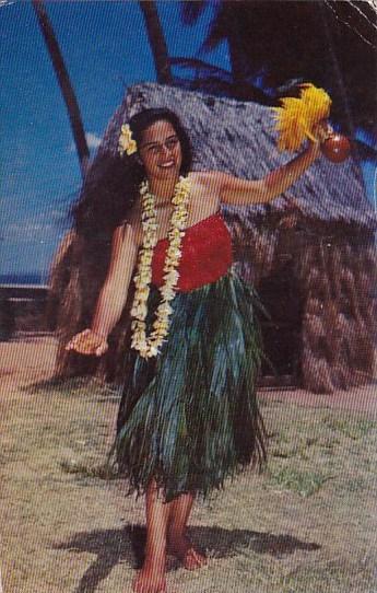 Hawaii Honolulu Hula Dancer 1960