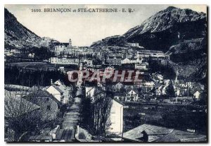 Old Postcard Briancon and St. Catherine