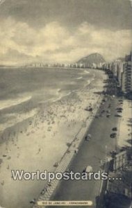 Copacabana Rio De Janeiro Brazil Unused 
