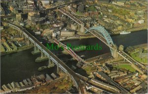 Northumberland Postcard - Aerial View of Newcastle-Upon-Tyne Ref.RS29257