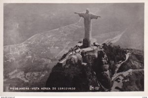 RP; RIO DE JANEIRO, Brazil, 1920-1940s; Vista Aerea Do Corcovado