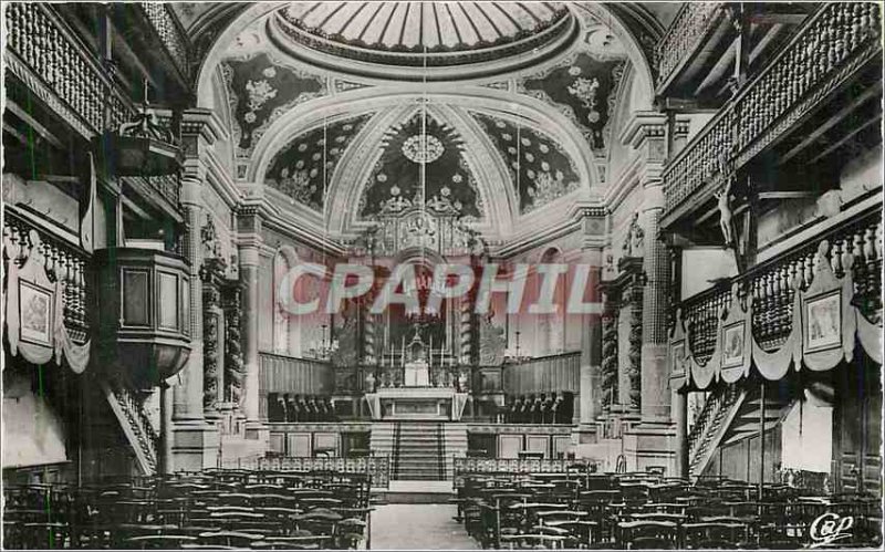 Postcard Modern Cambo les Bains Interior of the Church