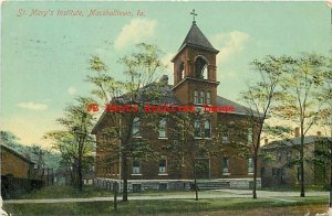 IA, Marshalltown, Iowa, Saint Mary's Institute, Exterior View, No 252-1597