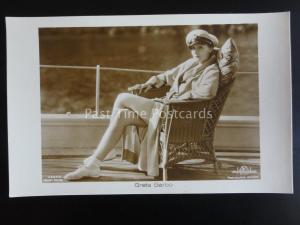 Actress GRETA GARBO - Old RP Postcard by Metro Goldwyn Mayer 4527/3