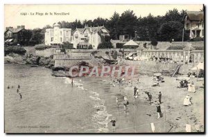 Old Postcard The Beach Of The Noveillard Pornic