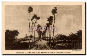 Israel - Hobbema - L & # 39Avenue of Middeharnis - Old Postcard