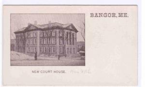 New Court House Bangor Maine 1904c Private Mailing Card postcard