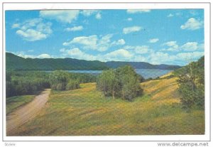 Large and Beautiful Lake Covering 91 Square Miles, Francois Lake, Highway 16,...