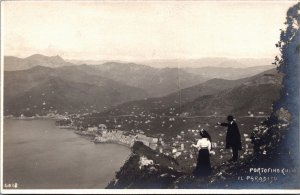 Italy Portofino Kulm Il Paradiso Vintage RPPC C185