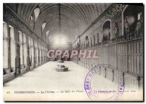 Old Postcard Pierrefonds Chateau Salle des Preux