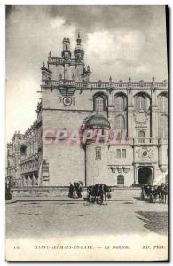 Postcard Old St Germain and Laye Le Donjon