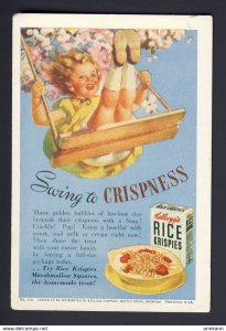 Kellogg's Rice Krispies - Swing to Crispness - cute girl swinging  BLOTTER