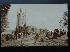 Bristol Westbury on Trym WESTBURY HOLY TRINTY CHURCH c1905 RP Postcard