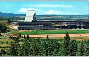 US Air Force Academy and Cadet Chapel Colorado Springs Colorado Postcard