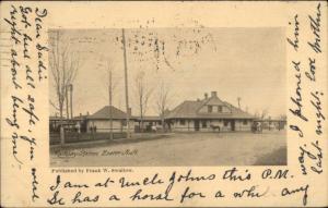 Exeter NH RR Train Station Depot c1905 Postcard