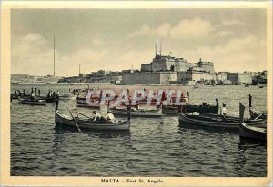 Postcard Modern Malta Fort St Angelo Charter