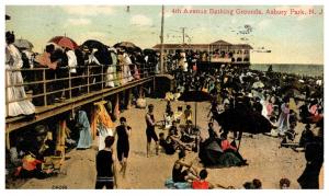 New Jersey  Asbury Park ,  4th Avenue bathing Grounds