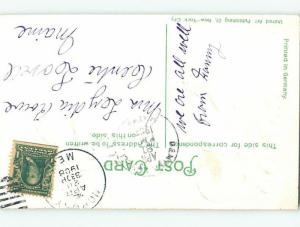 Pre-Linen LARGE CHICK STANDS ON HAT CONTAINING EASTER EGGS hr2097