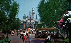 Disneyland Anaheim Sleeping Beauty Castle Chrome Postcard 08.53