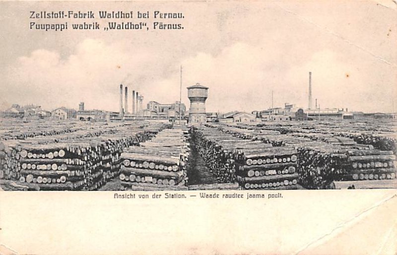 Ansicht von der Station Holland 1914 