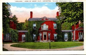 Kentucky Lexington Ashland Home Of Henry Clay