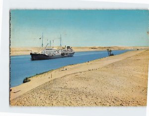 Postcard Suez Canal, Egypt