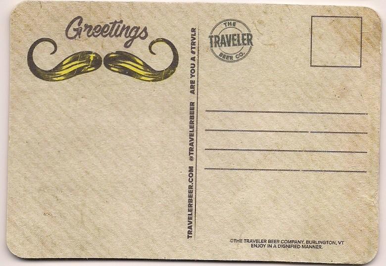 Traveler Beer Co. - Post Card/Coaster - Unused(Not Posted)