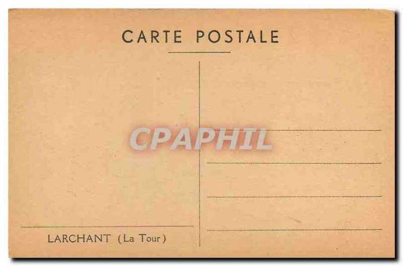 Old Postcard Larchant Tower