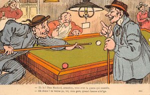 Billiards Pool Billiards Carte Postale Unused 