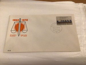 Iceland 1970 Supreme Court first day cover Ref 60444 