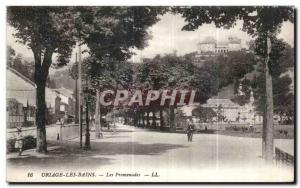 Old Postcard Uriage Les Bains Walks