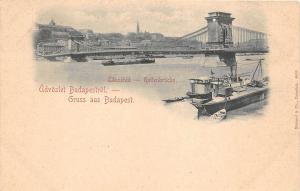 B2592 Hungary Budapest Chromo Lanczhid 1900 front/back scan