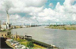 The Eugene Talmadge Bridge Savannah Georgia over Savannah River