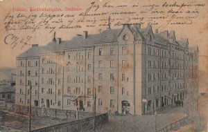 FRIDHEM BANDTVERKAREGATAN STOCKHOLM SWEDEN DERBY CONNECTICUT USA POSTCARD 1907