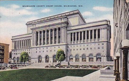 Wisconsin Milwaukee Milwaukee County Court House 1943