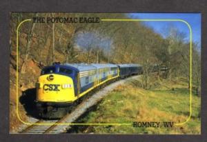 WV Potomac Eagle Railroad Train ROMNEY WEST VIRGINIA RR