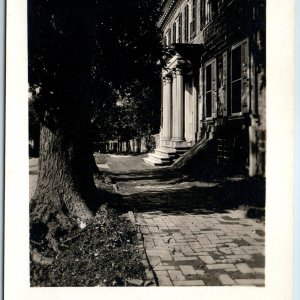 c1910s Ornate Colonial Building RPPC Corinthian Pillars Brick Real Photo PC A130