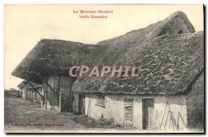 Postcard Old Folk Old Morvan chaumiere
