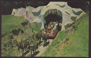 Santa,Sleigh,Santa's Village,Sky Forest,CA Postcard 