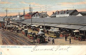 French market New Orleans, Louisiana, USA Market 1907 