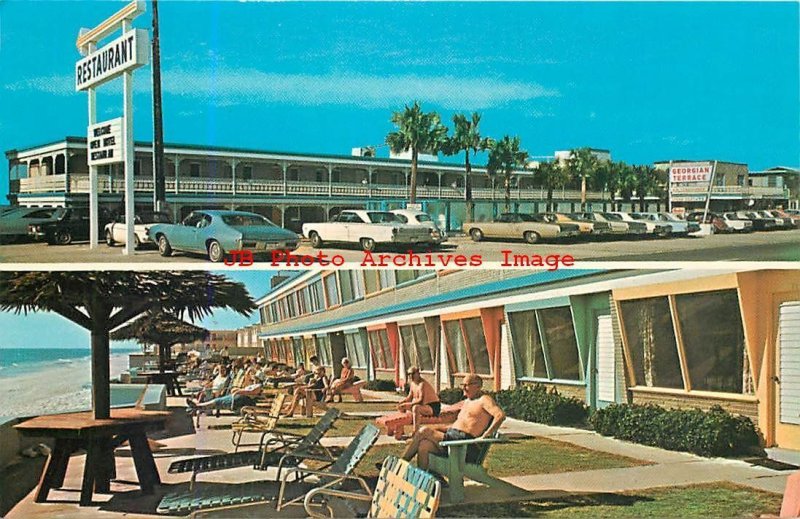 FL, Panama City, Florida, Georgian Terrace Motel, 60s Cars, Dexter No 37150-C