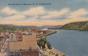 West Virginia Wheeling The Ohio River Loking South