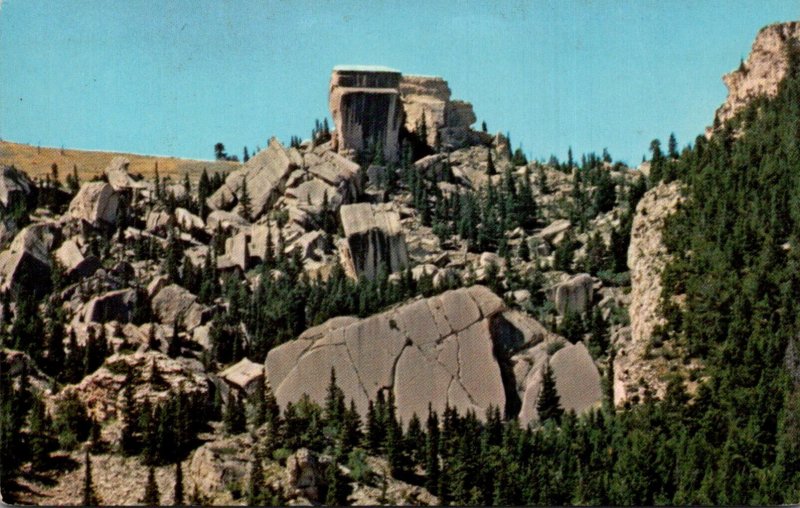 Wyoming Big Horn Mountains Fallen City On U S Highway 14