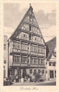 A172 Germany Dinkelsbuehl Deutsches Haus Pension  postcard
