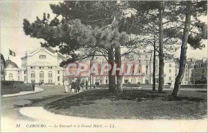 Old Postcard Cabourg Kursaal and the Grand Hotel