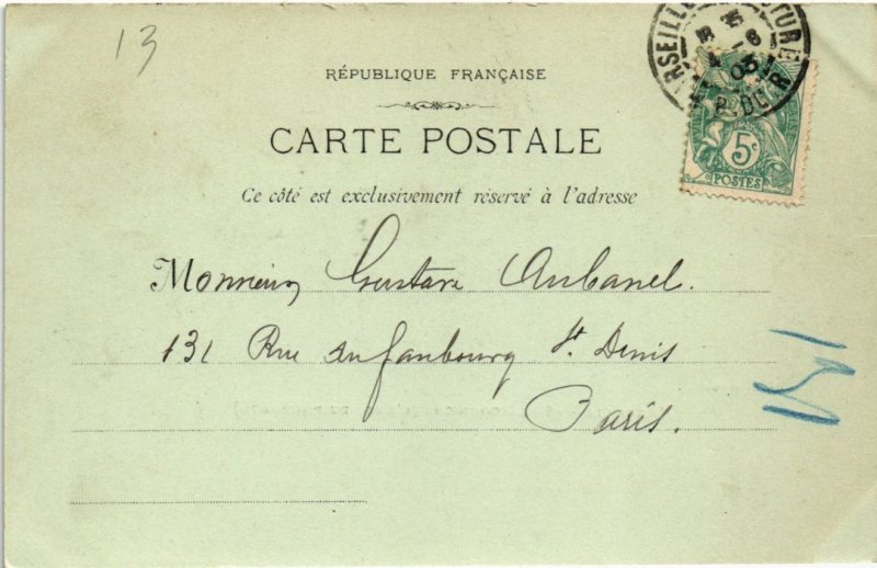 CPA MARSEILLE La Corniche - L'Anse du Prophete (1294358)