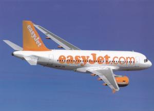 EASYJET, AIRBUS A319-111, unused Postcard