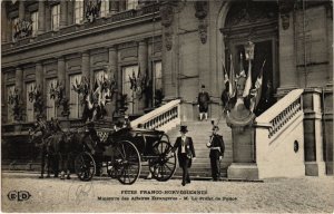 PC FETES FRANCO-NORVEGIENNES PREFET DE POLICE NORWEGIAN ROYALTY (a32363)