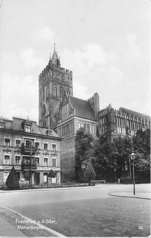 Lot217 germany frankfurt a d or marienkirche real photo