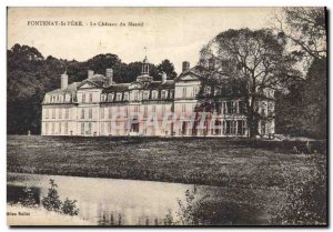 Old Postcard Chateau du Mesnil Fontenay St Pere